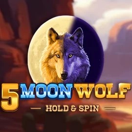 5 Moon Wolf slot visual from Apparat Gaming available on spinmayaplay.com