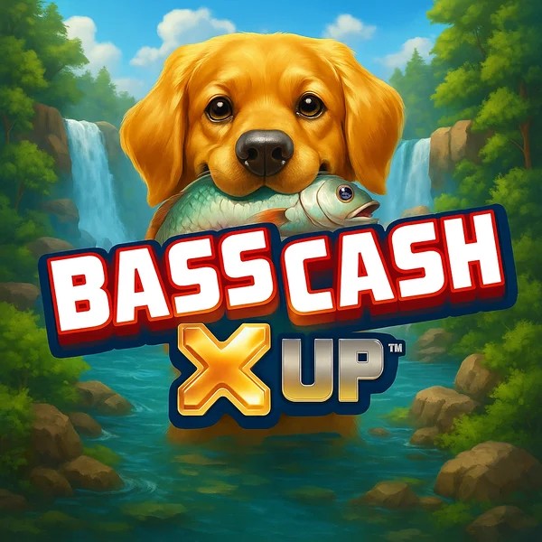 Enjoy Bass Cash X UP by Alchemy Gaming – logo hosted on spinmayaplay.com