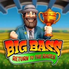 Big Bass Return to the Races logo by Pragmatic Play SpinMaya Casino