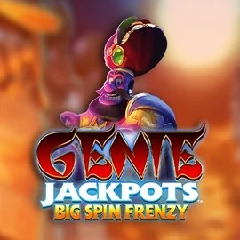 Official Jackpots logo: Genie Jackpots: Big Spin Frenzy by Blueprint Gaming at SpinMaya Casino