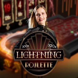 Lightning Roulette logo – Live Casino by Evolution at SpinMaya Casino