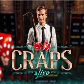 Live Craps by Evolution, showcased at spinmayaplay.com – game logo