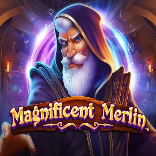 Magnificent Merlin logo – Slots by Greentube at SpinMaya Casino