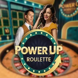 Enjoy PowerUP Roulette by Pragmatic Play – logo hosted on spinmayaplay.com