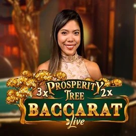 Live Casino logo of Prosperity Tree Baccarat from Evolution at SpinMaya Casino