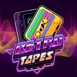 Official Slots logo: Retro Tapes by Push Gaming at SpinMaya Casino