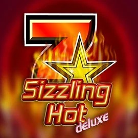 Sizzling Hot Deluxe logo by Novomatic at SpinMaya Casino