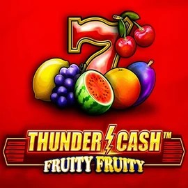 Thunder Cash Fruity Fruity slot logo by Novomatic at SpinMaya Casino